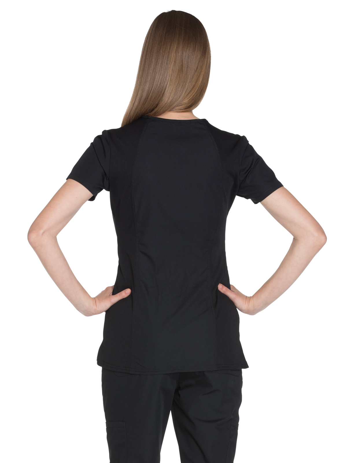 Cherokee - Workwear Originals - Women's 2-Pocket V-Neck Top 3
