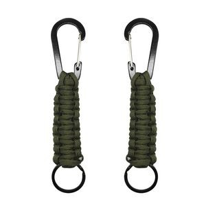 Durable Handmade Paracord Emergency Rope With Carabiner 5