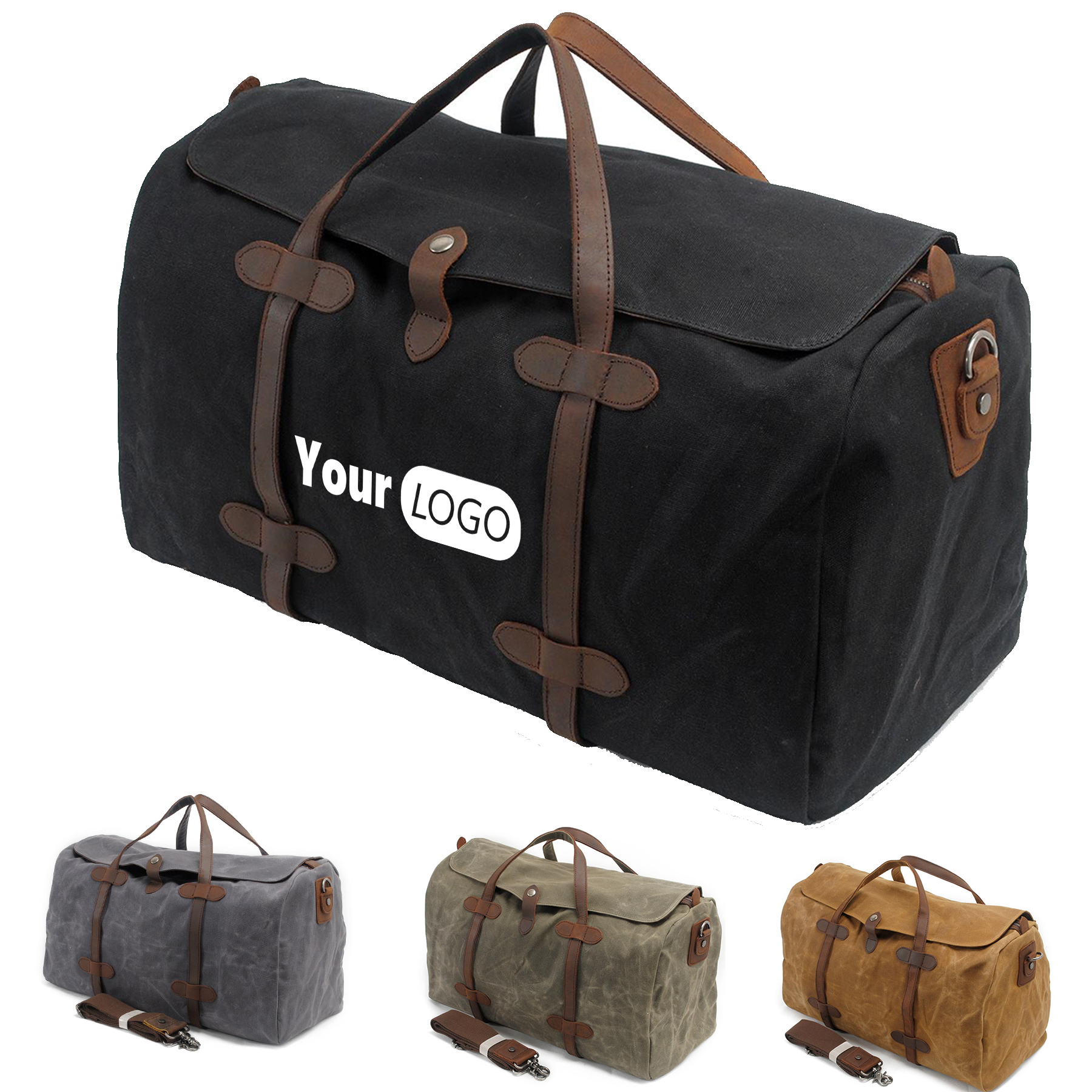 Canvas Waterproof Wearable Duffel Bag 4