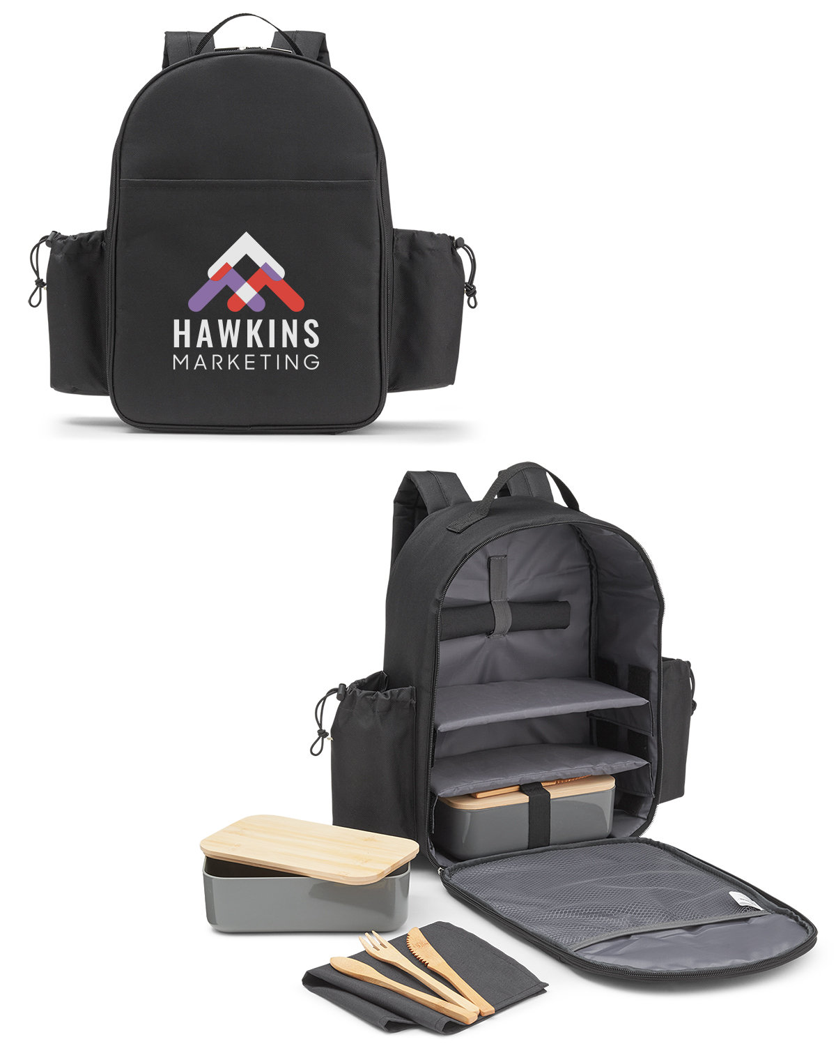 Eco Friendly Bento Picnic Set Backpack 2
