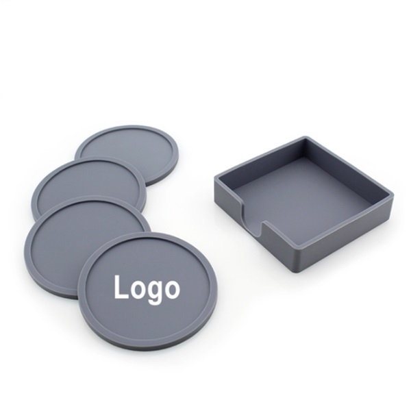 Silicone Drink Coasters Set of 5 6
