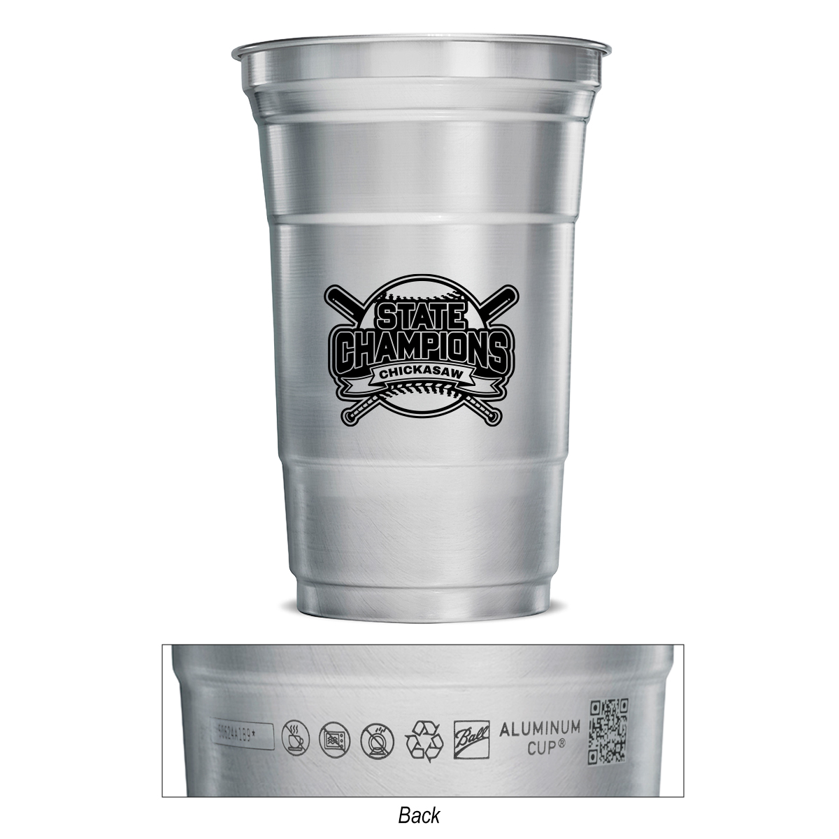 20 Oz. Top Cup Aluminum Cup 4