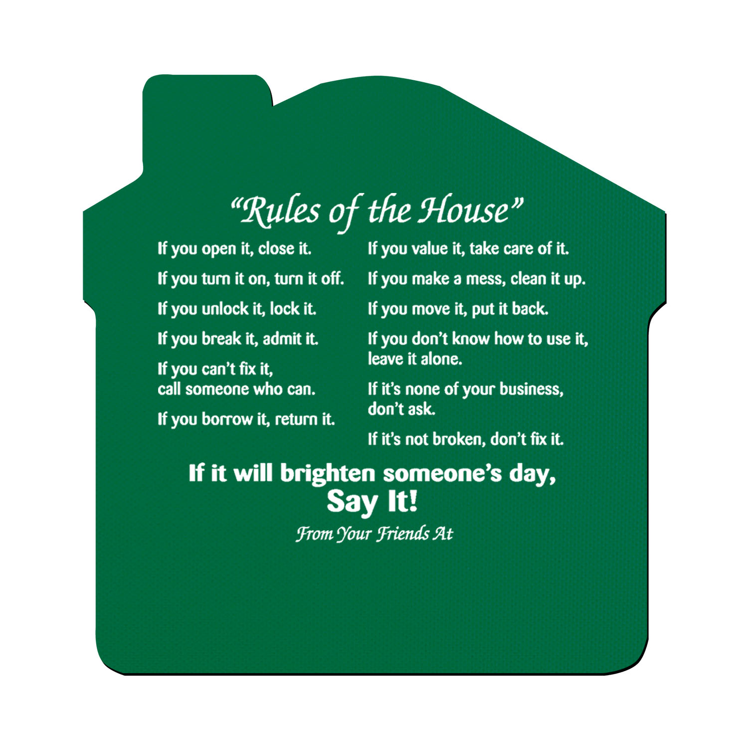 Rules of The House Jar Opener 8