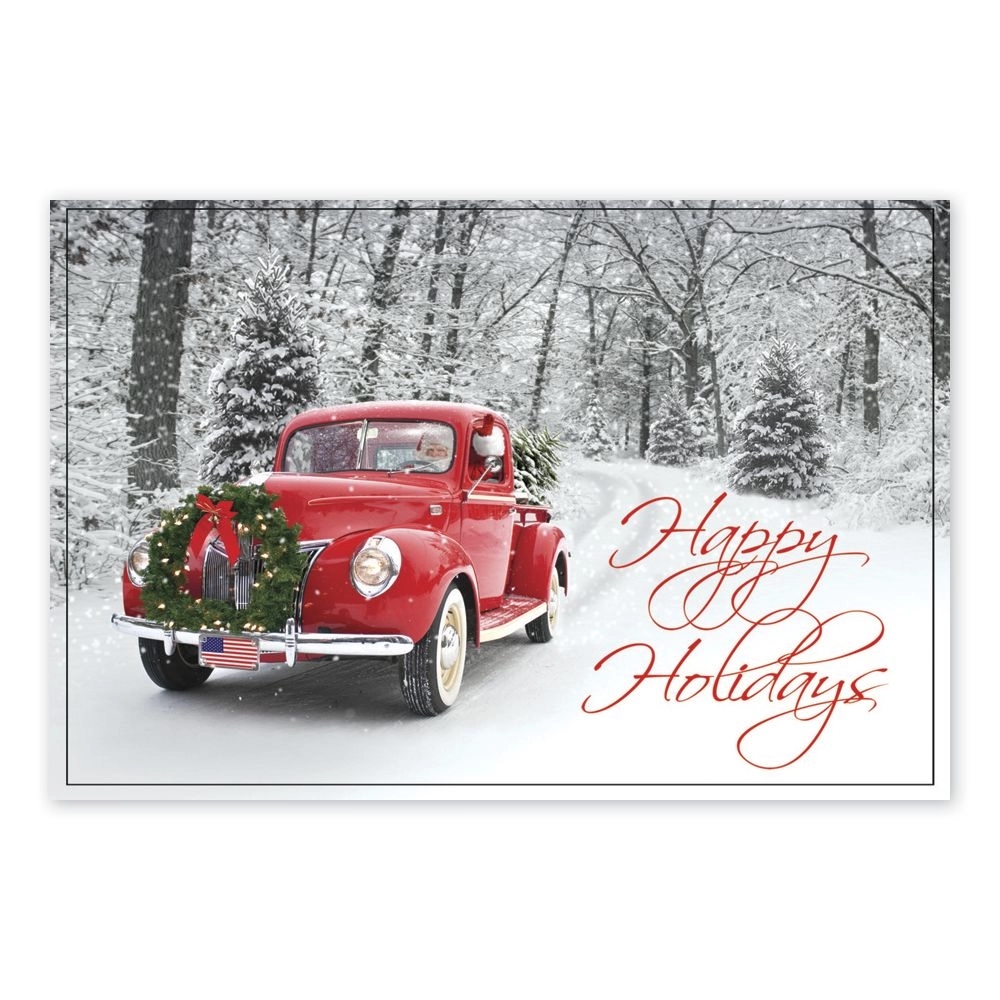 Santa's Ride Holiday Postcards 2