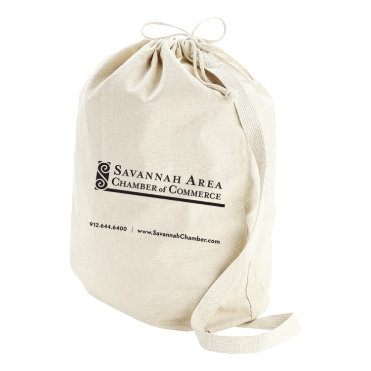 Canvas Drawstring Laundry Bag - Medium