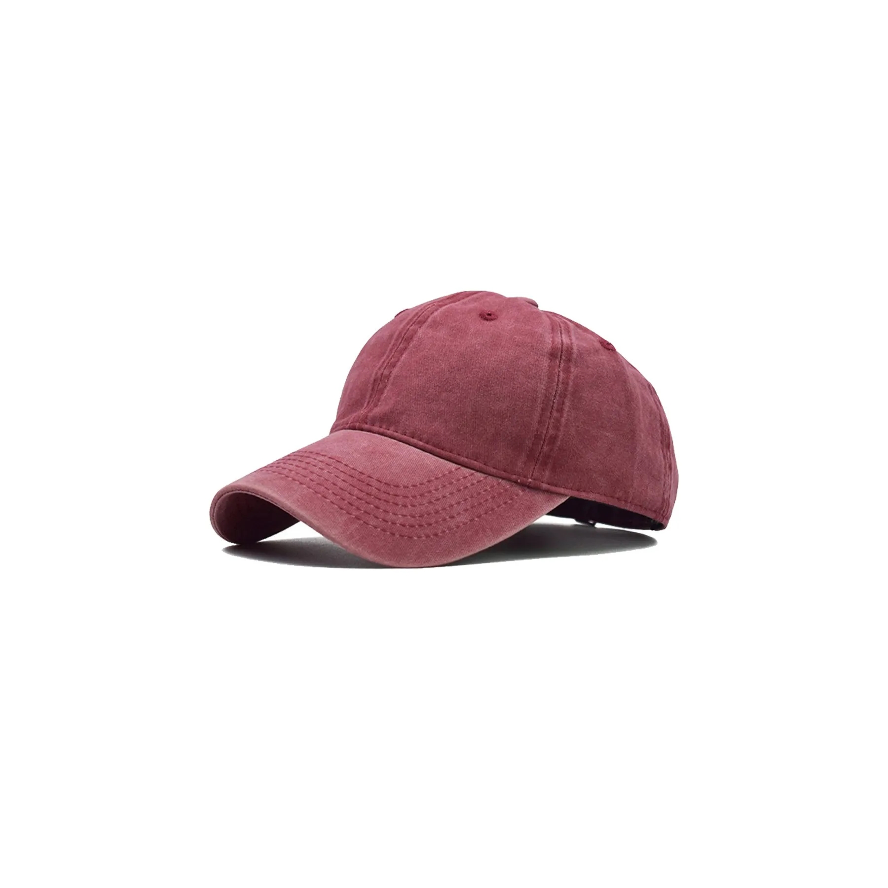 Washed Pigment Dyed Cotton Dad Baseball Cap 2