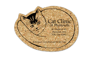 Cat Cork Coaster 3
