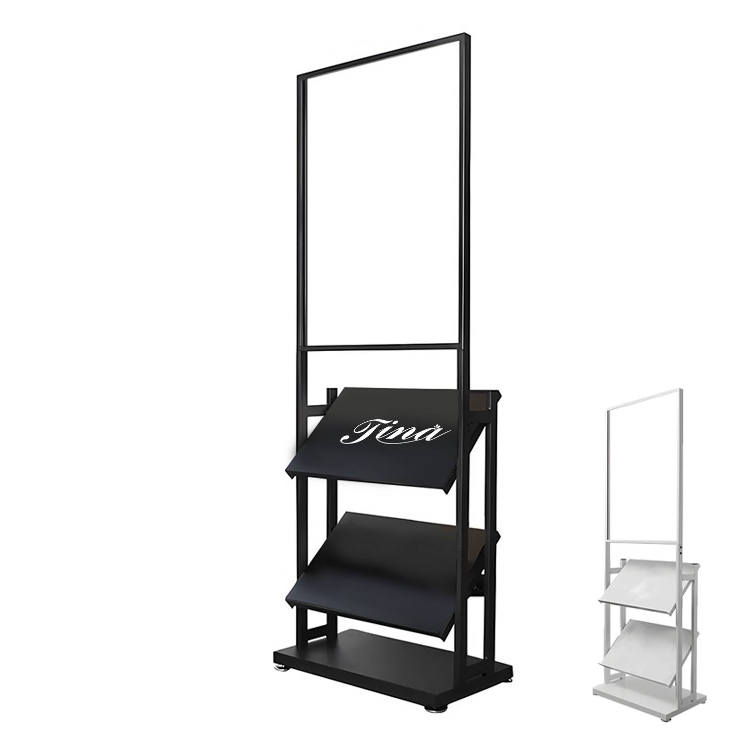 Customized Floor Standing Brochure Display Rack 2