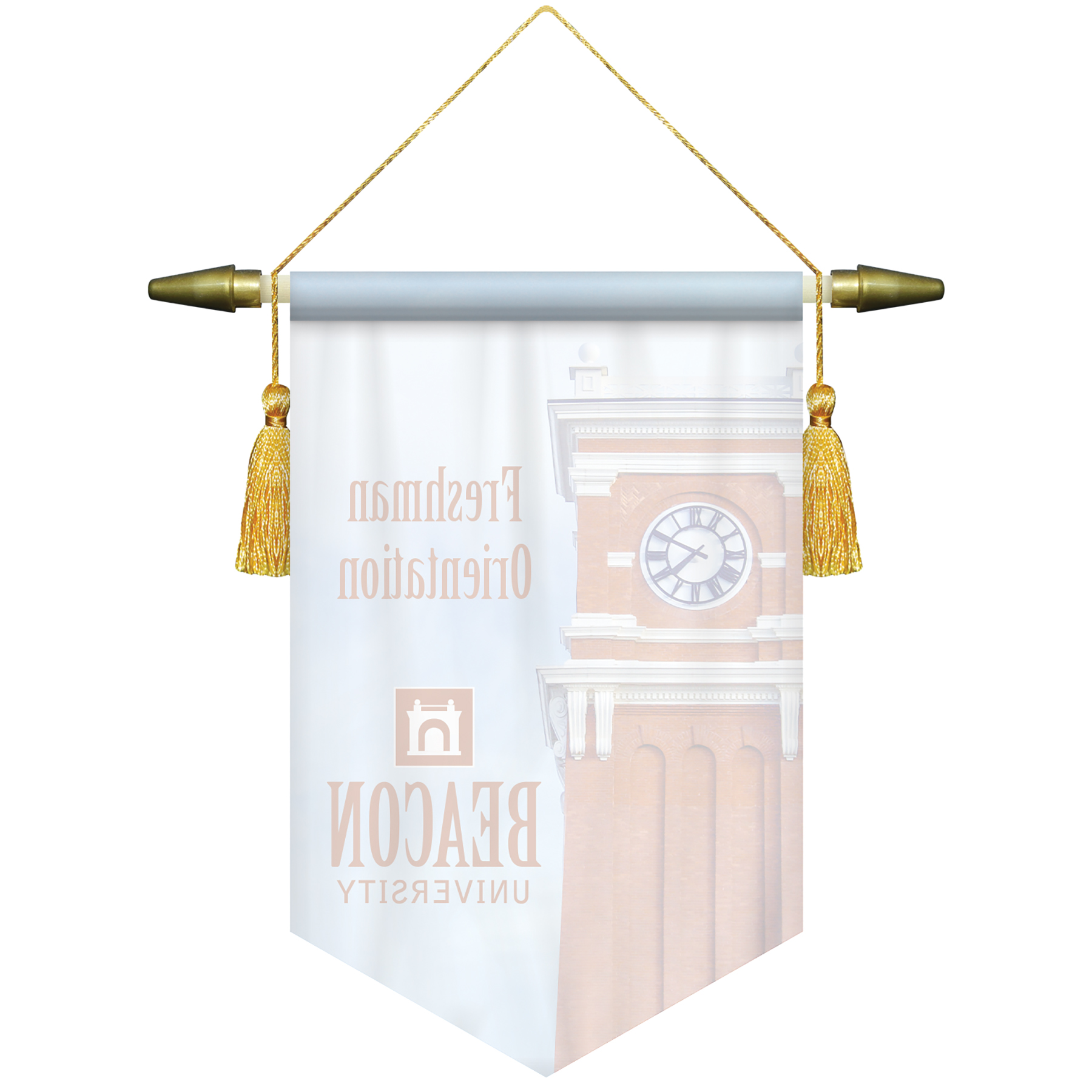7" x 10" Podium Banner, V Cut/ No Fringe 2