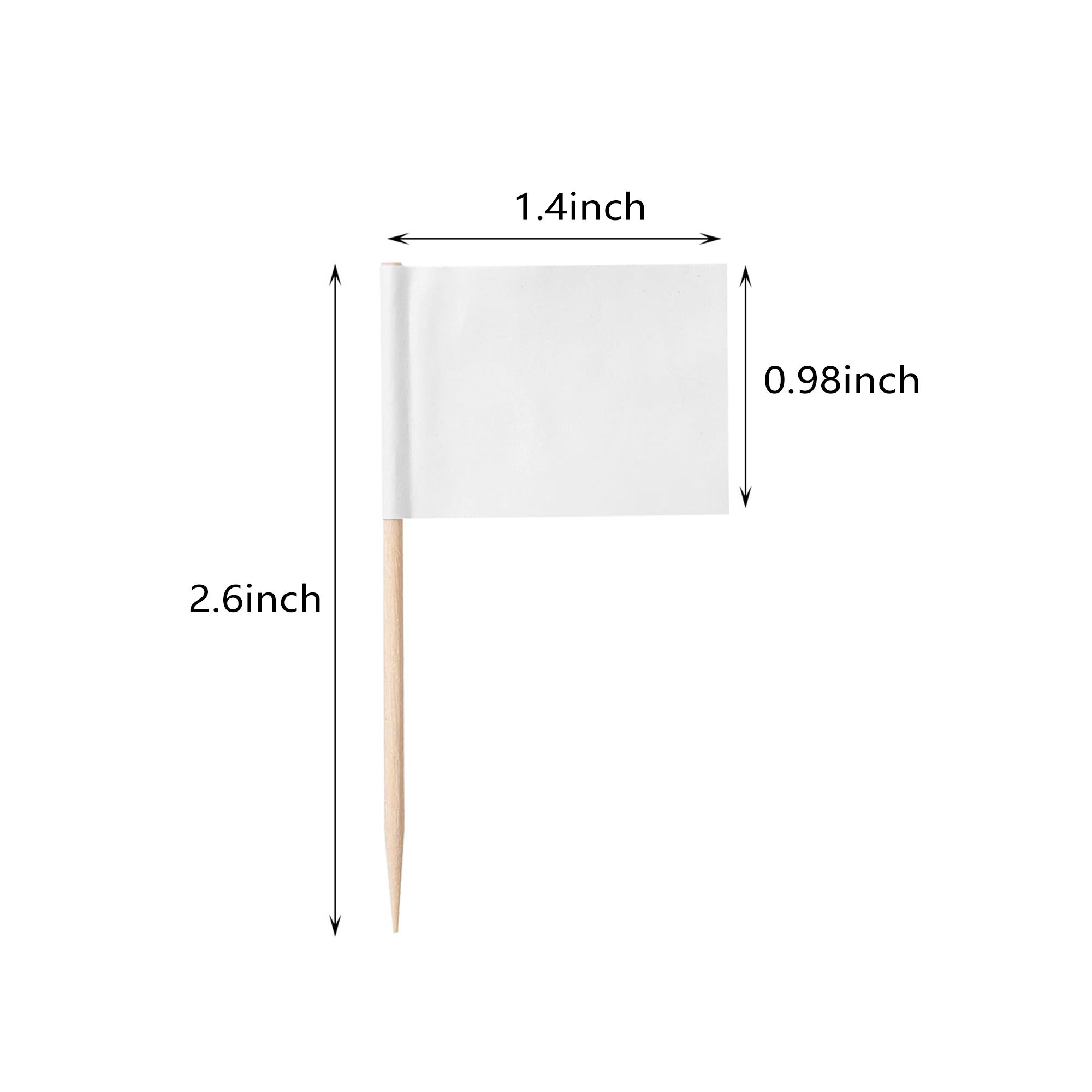 MOQ 100pcs Customizable Toothpick Flags 3