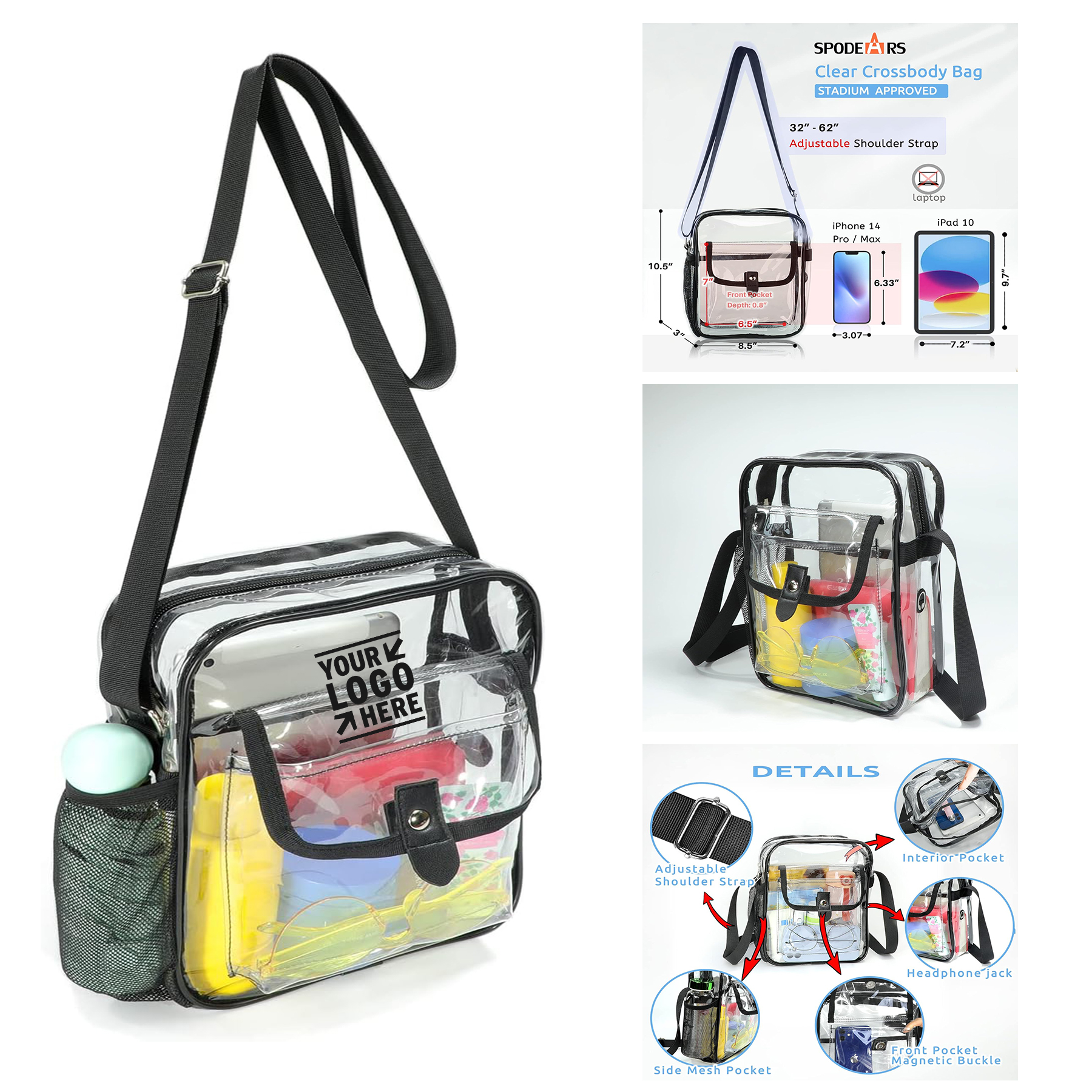 Clear Stadium Bag