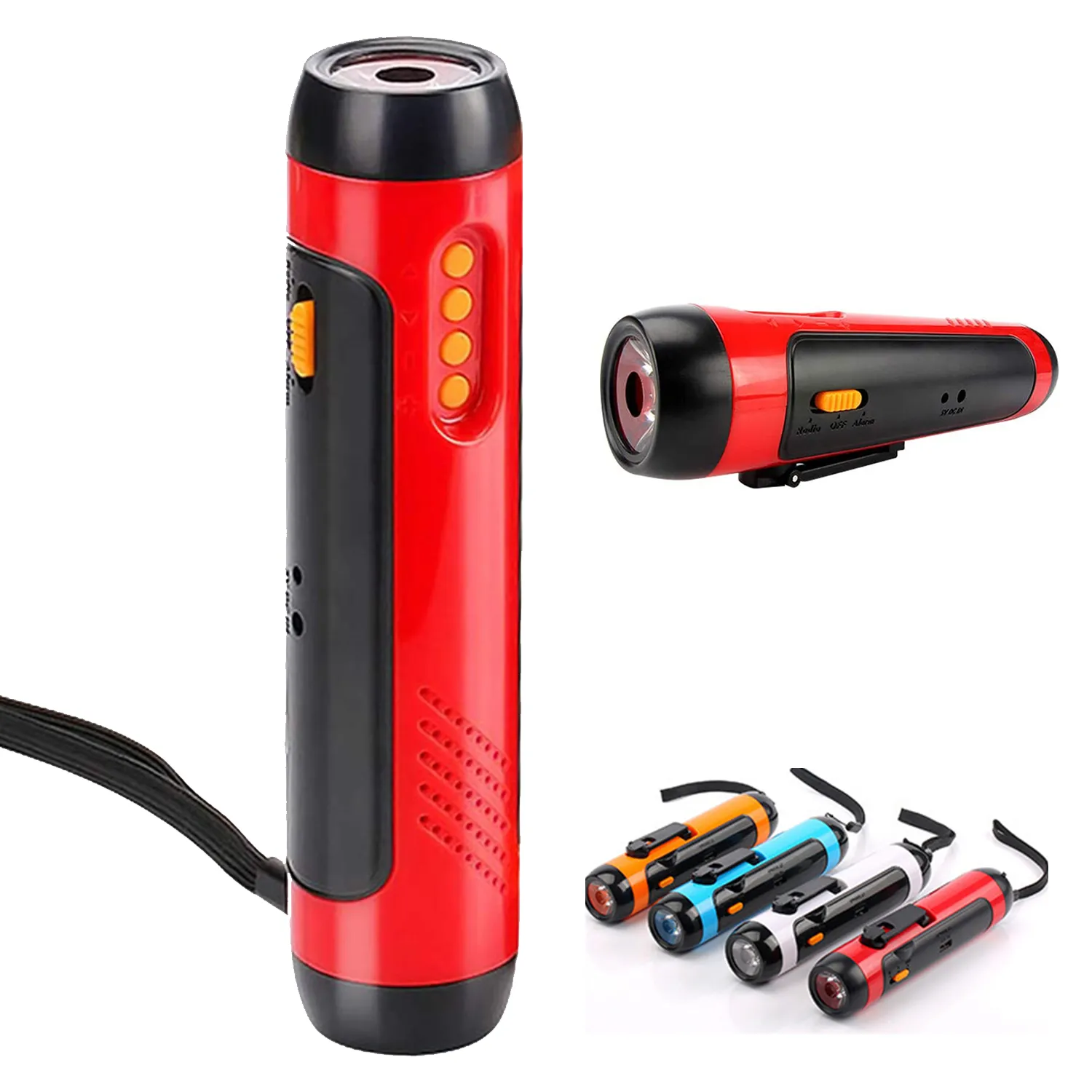 Manual Flashlight W/ Radio Power Banka 1