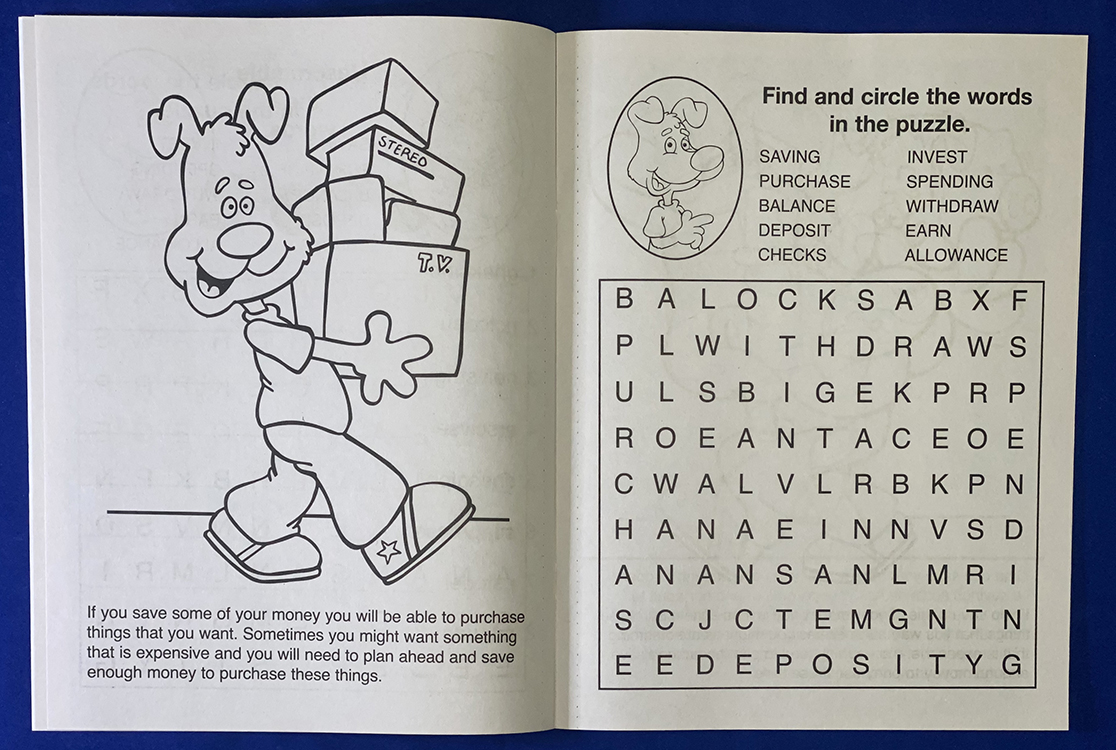COLORING BOOK - Be Smart, Save Money Coloring & Activity Book 3