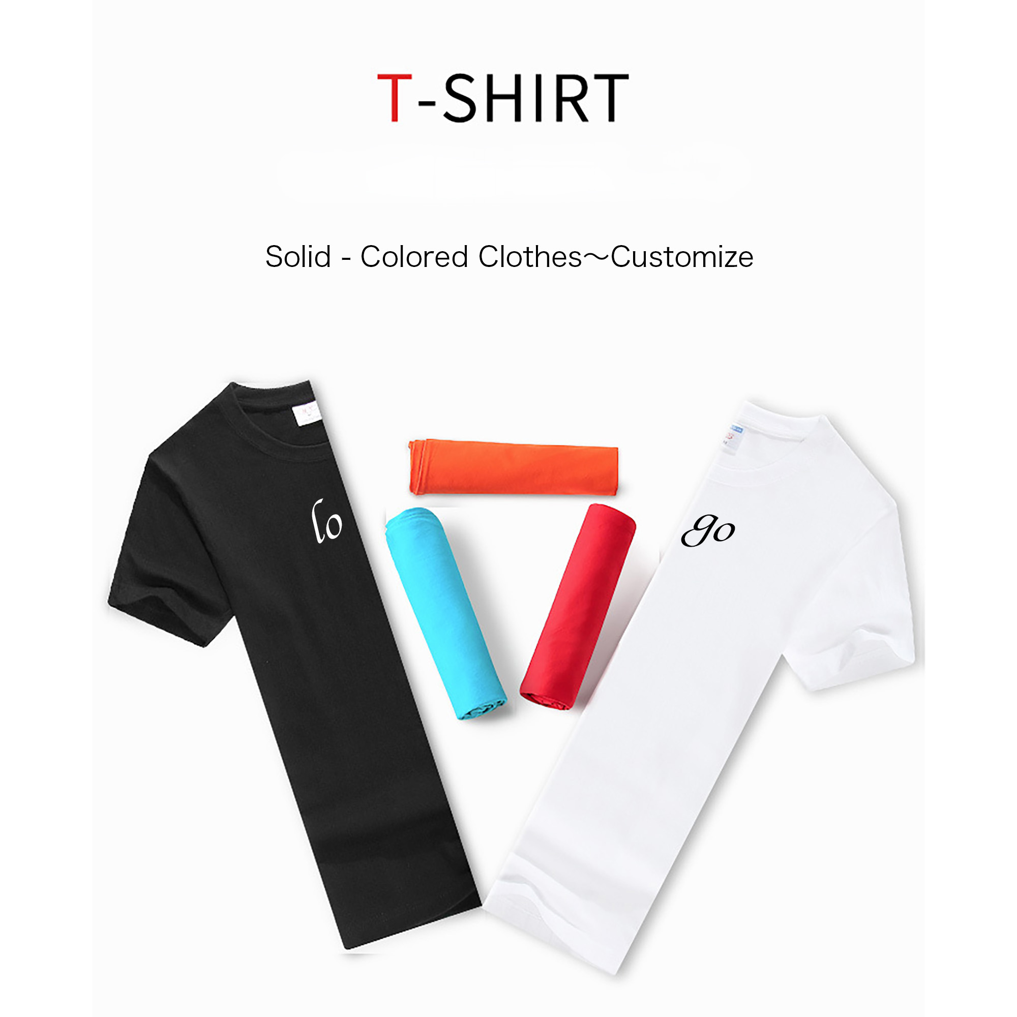 MOQ100 Pure Cotton T-shirt 7