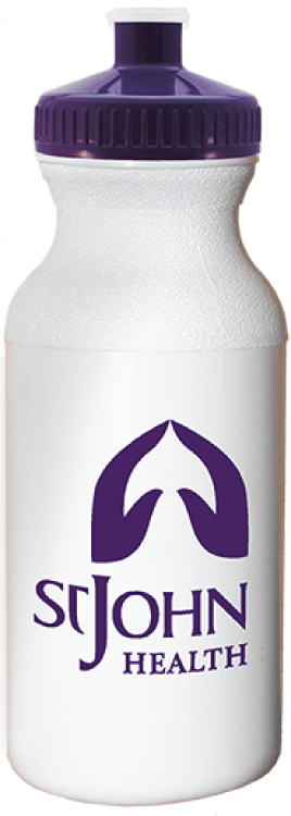 20 oz Plastic Water Bottle - Bike Bottle - USA Made - HDPE Plastic 6