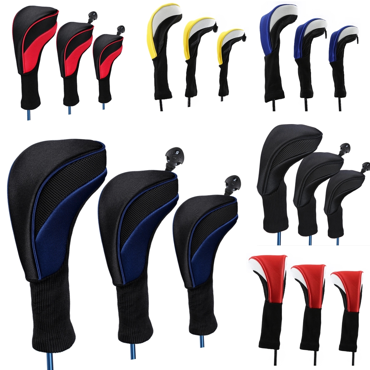 Golf Driver Wood Head Covers 3