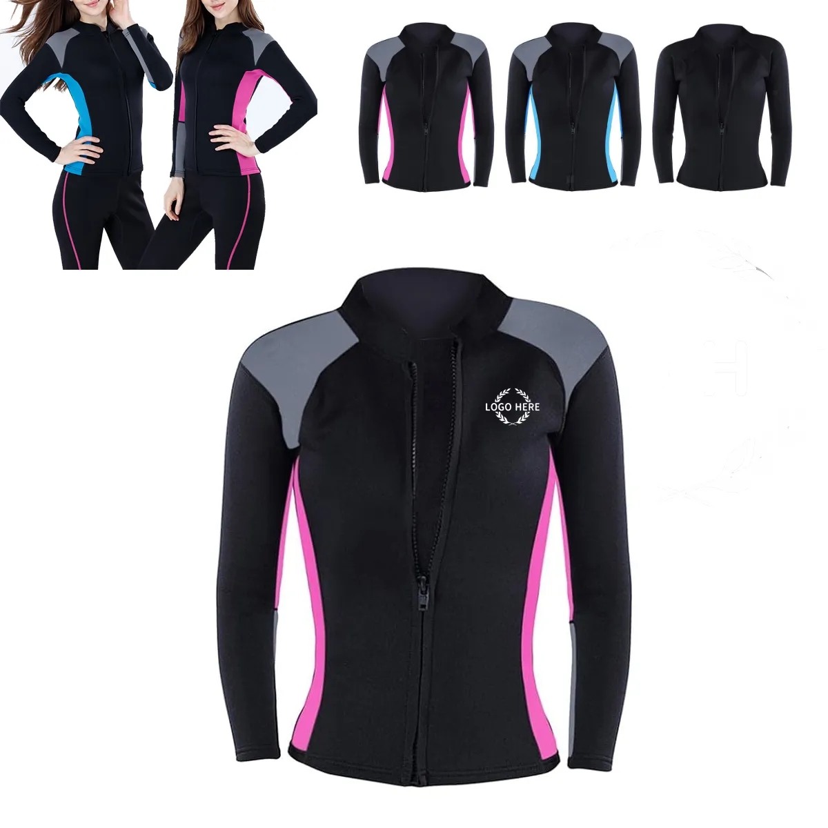 Neoprene Woman Wetsuit Jacket 2
