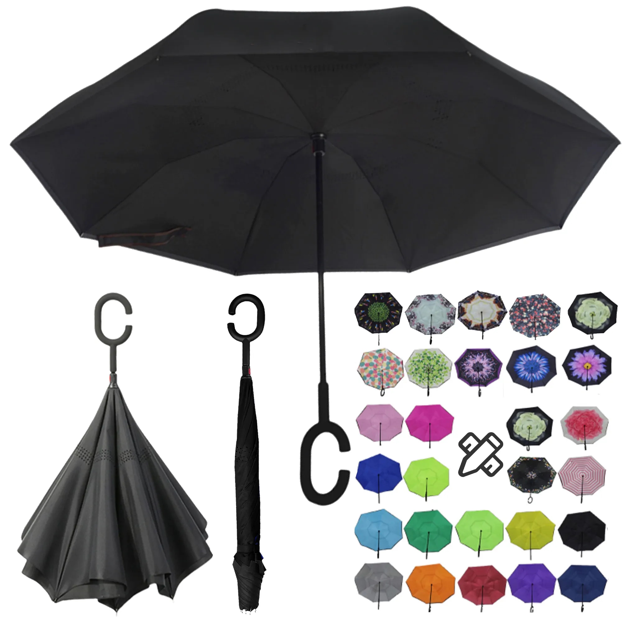 Oversize Inverted Reverse Umbrella 1