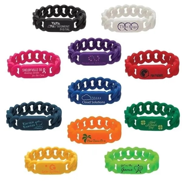 Silicone Twist Bracelet Wristband 2
