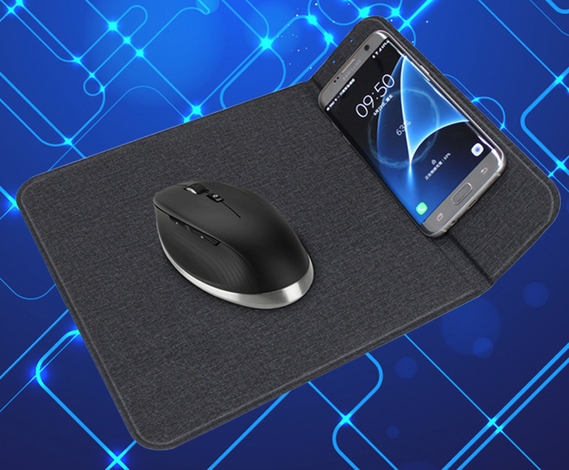 Qi Wireless Charging Pad Mouse Mat 5