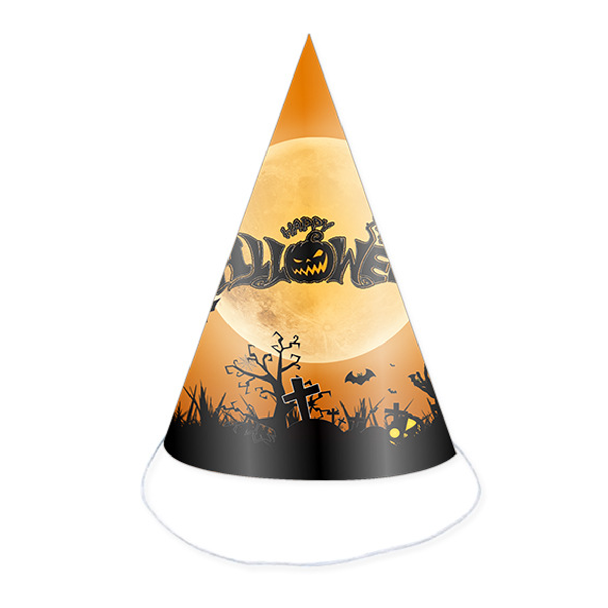 Custom Halloween Paper Party Hat 6