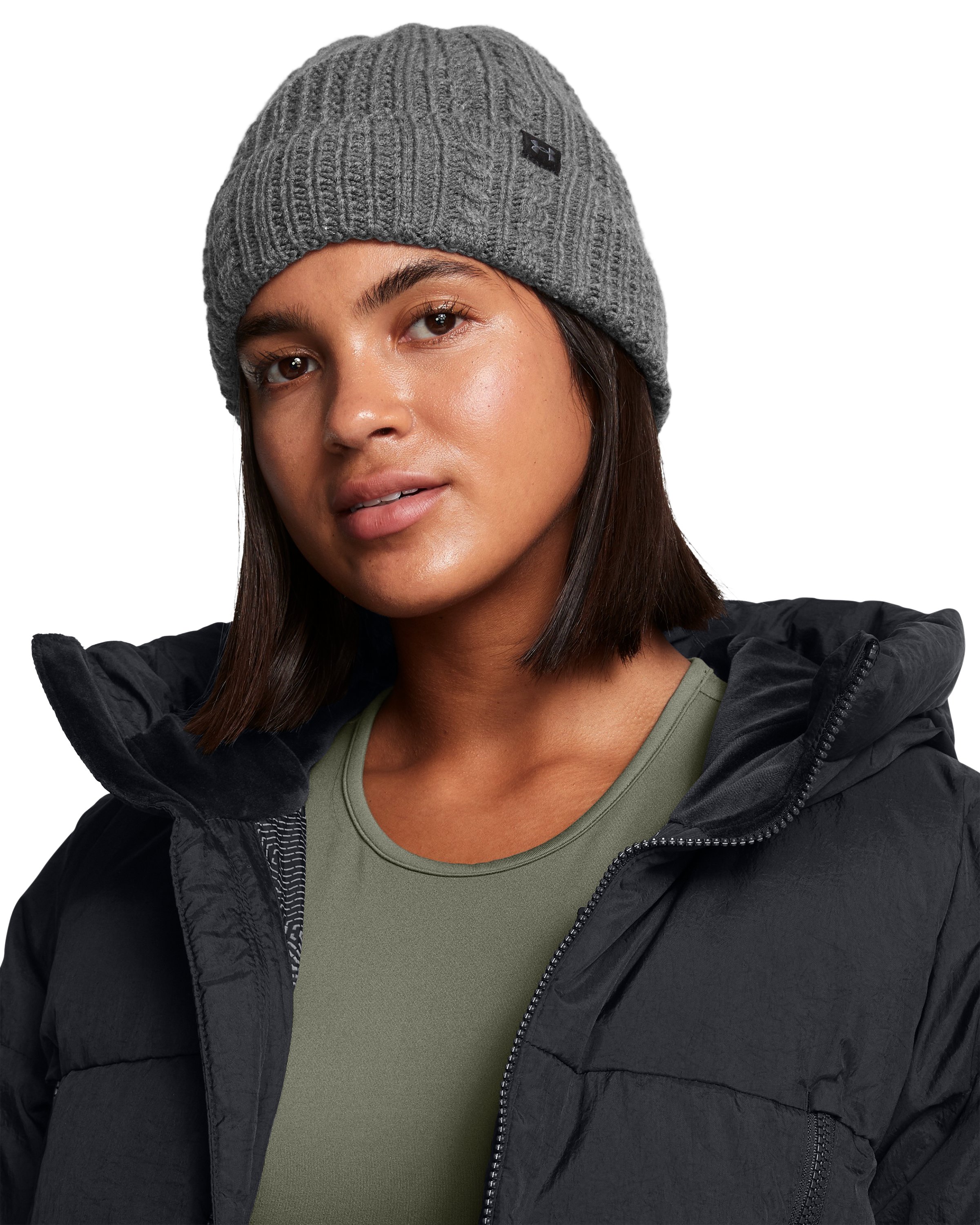 UA Halftime Cable Knit Women's Beanie 5