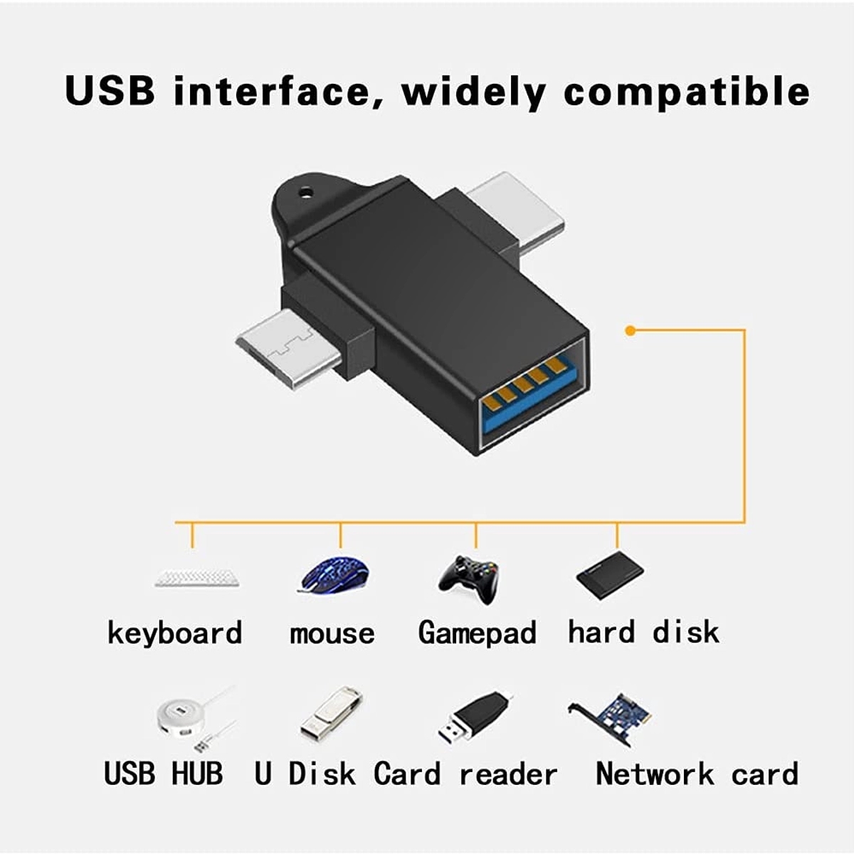 2 In 1 Type C Micro Usb 3.0 Otg Adapter Converter 5