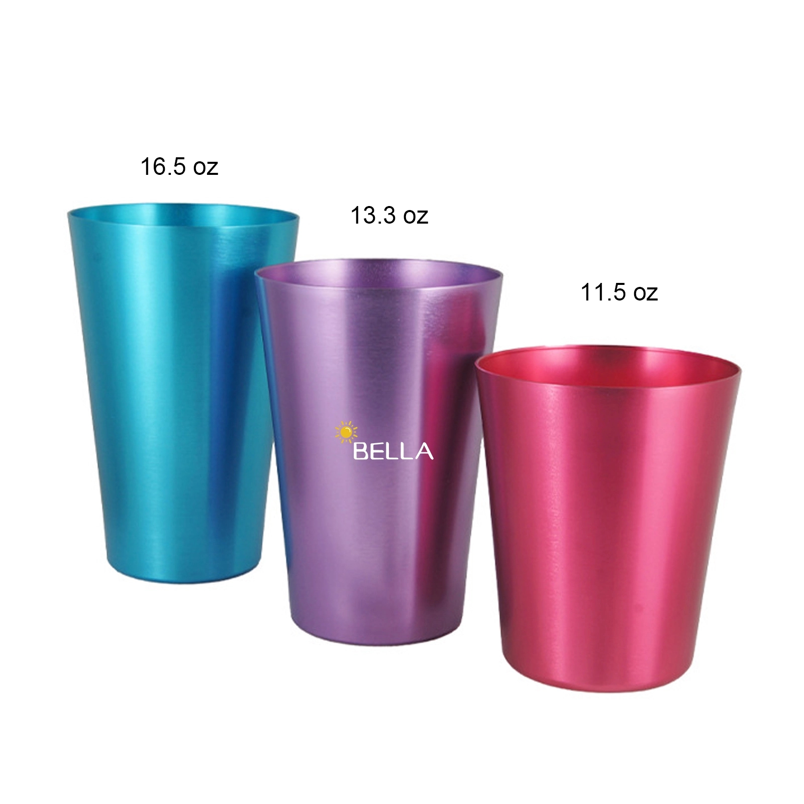 11.5 Oz 13.3Oz 16.5Oz Reusable Aluminum Water Tumblers 2