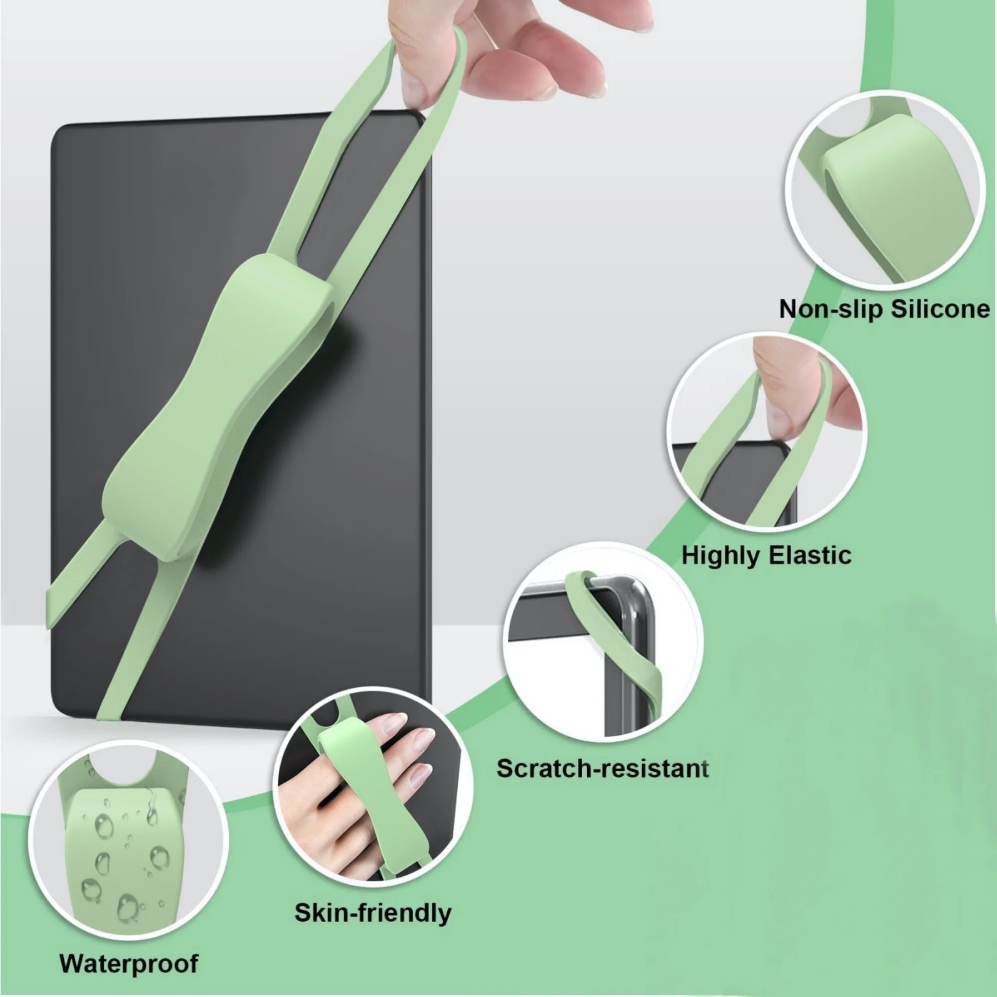Hand Strap Grip Holder Reading Stand For Kindle Tablets 5