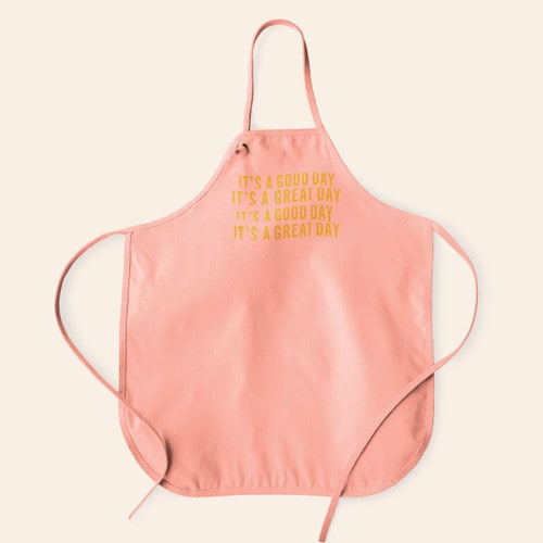 HOT MESS APRON - ADJUSTABLE - COLORED CANVAS 2