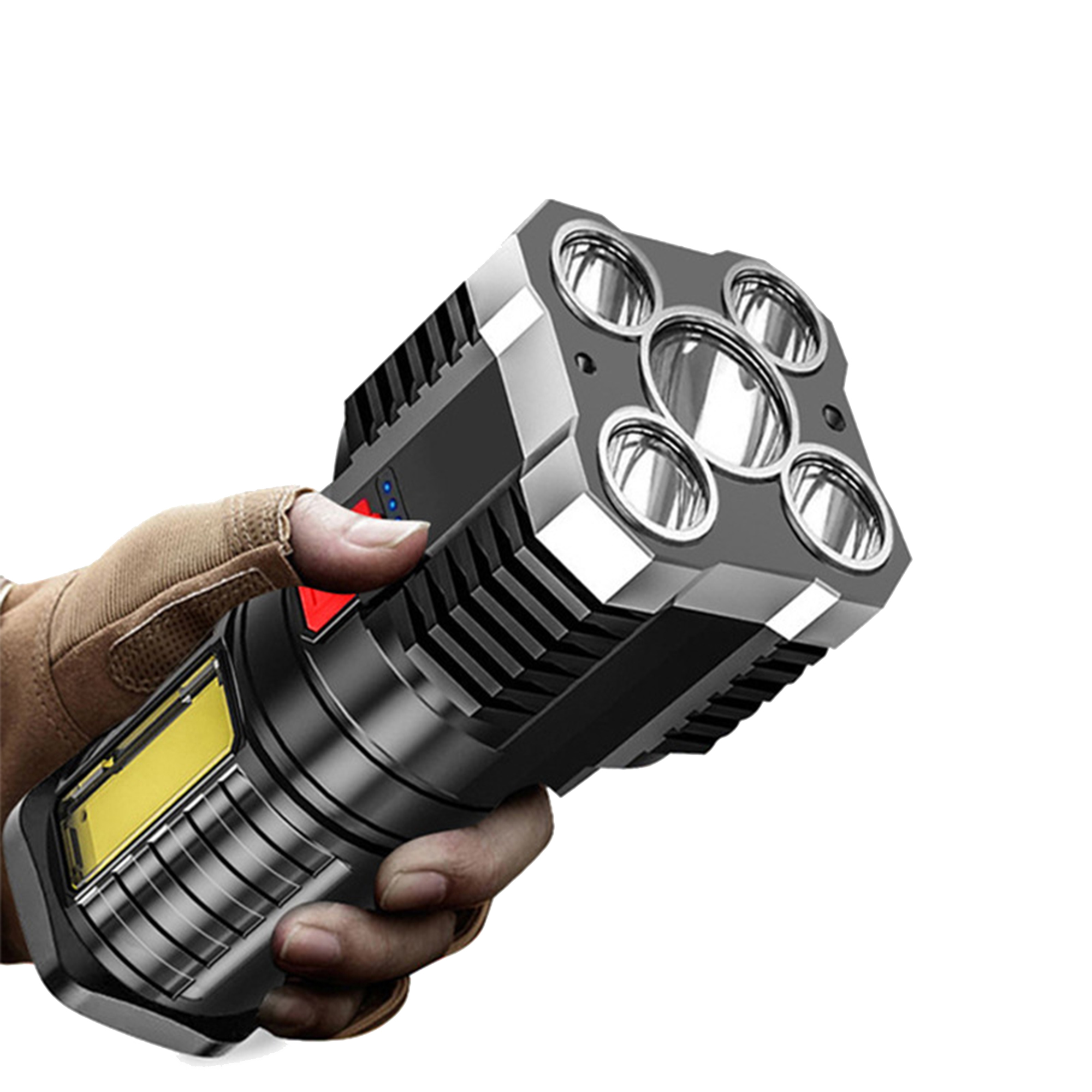 High-Power Outdoor Flashlight with Side Light 6