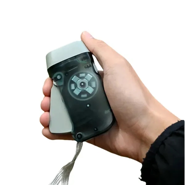 Hand Crank Power Generating Flashlight - Manual Operation 2