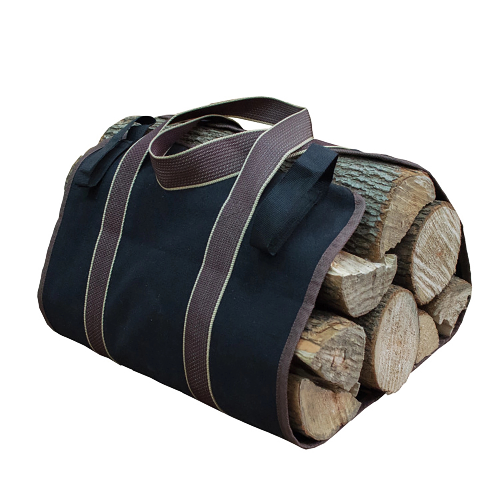 Waxed Canvas Firewood Bag Carrier 6