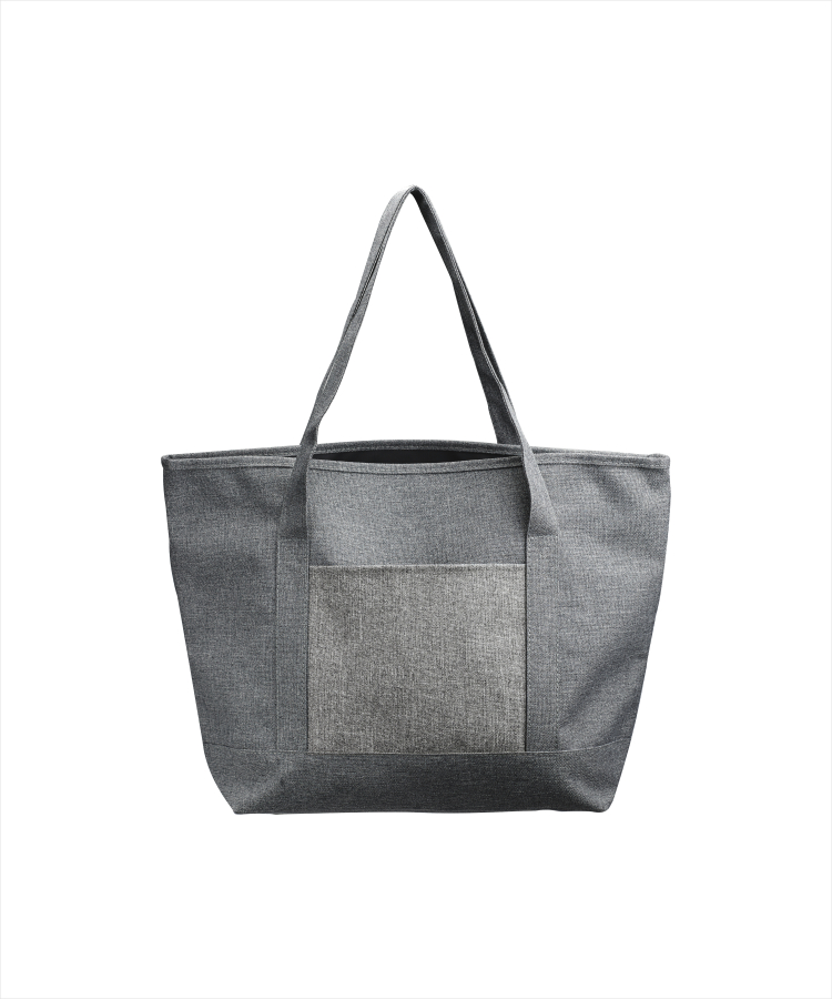 Union Printed - Dungaree Pocket Heathered Tote Bags 3