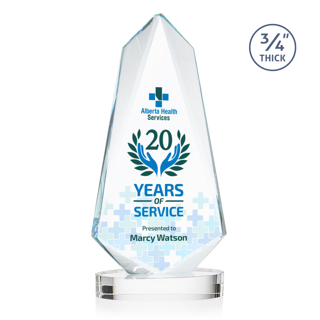 Sheridan VividPrint™ Award on Alberton Base - Clear 3