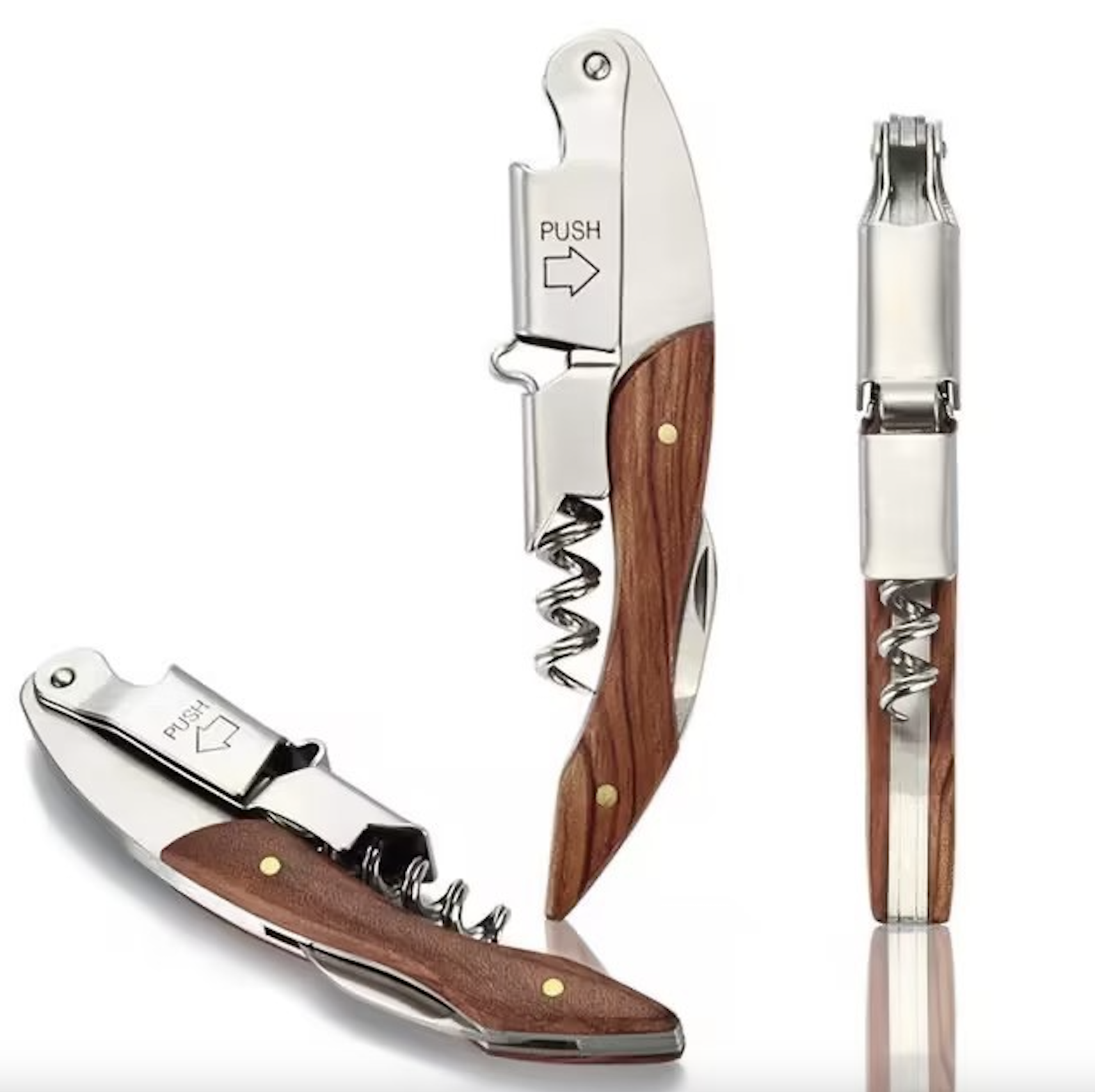 Wood Handle Multifunction Portable Professional Wine Opener 2