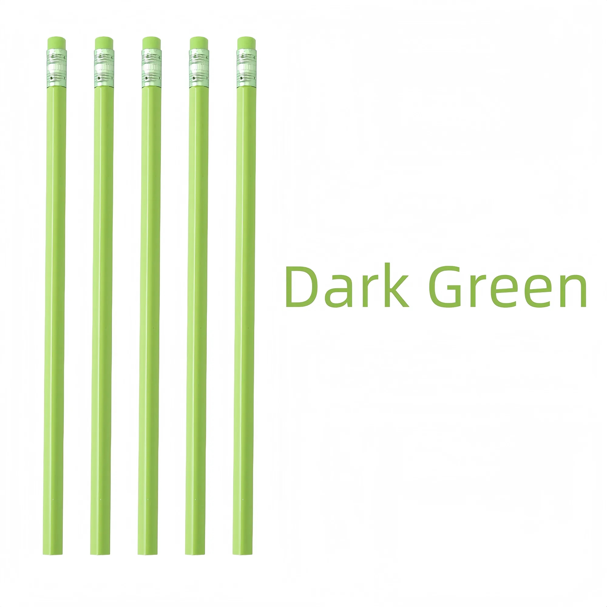Custom Triangular HB Pencil With Eraser In Pastel Colors 5