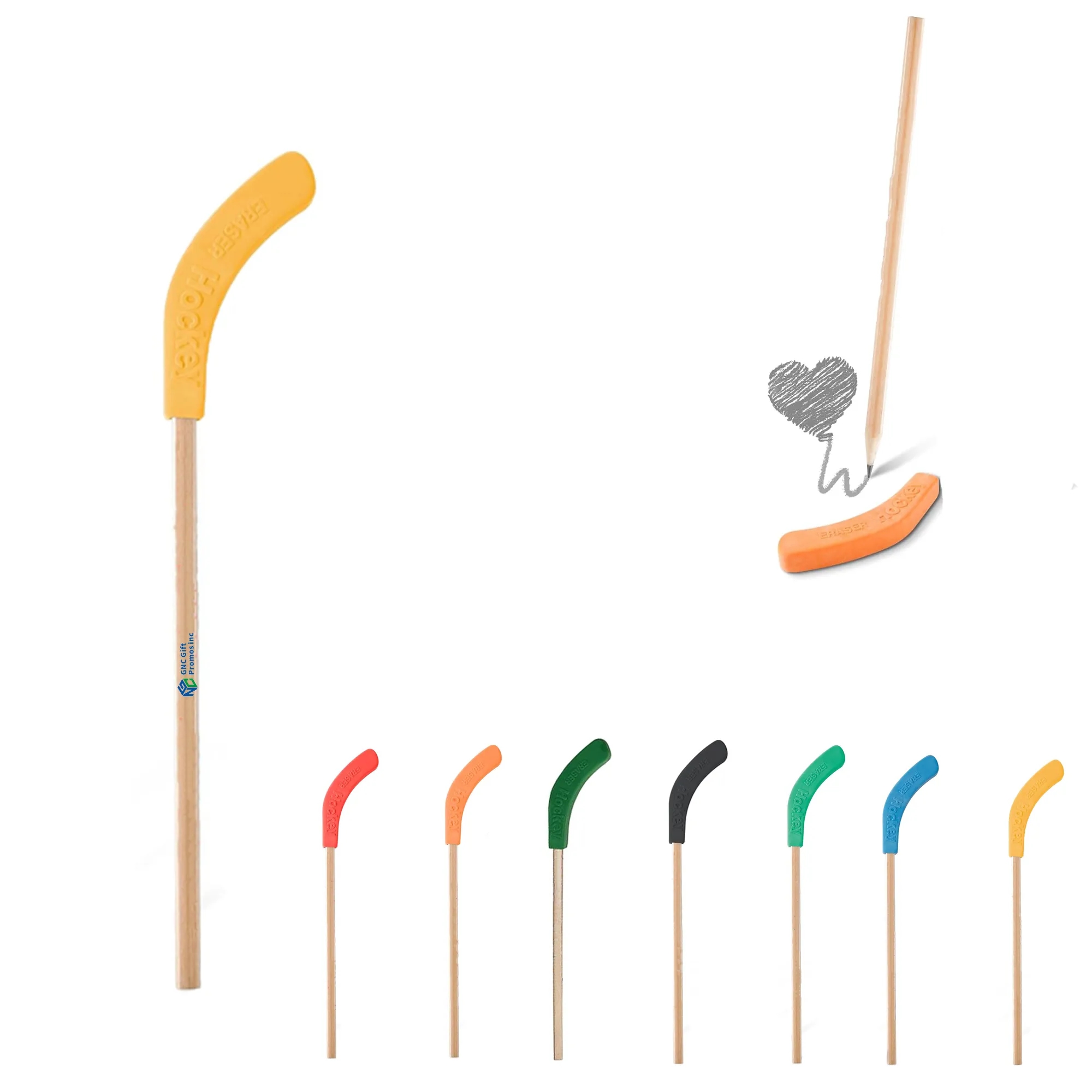 Hockey Eraser Pencil 6