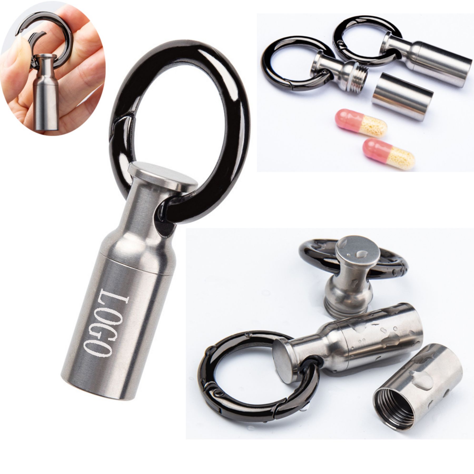 Pill-Container Keychain 1