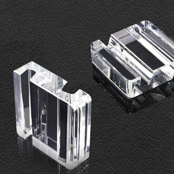 Square Crystal Phone Stand Paperweight 4