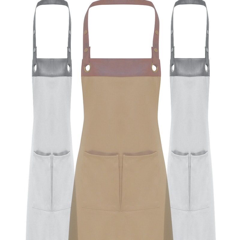 Artisan Collection By Reprime Espresso Bib Apron 23