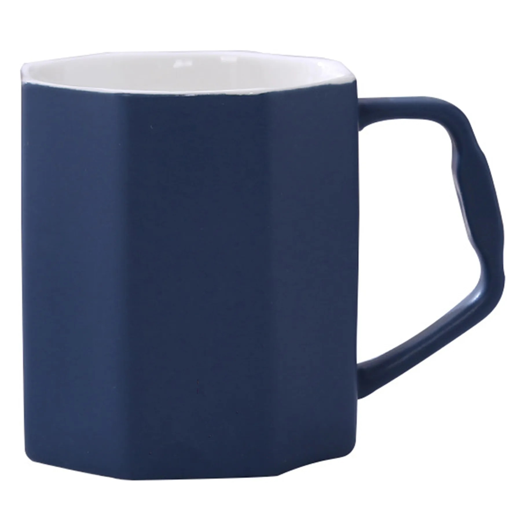 10.1Oz Blue Octagon Mug 2
