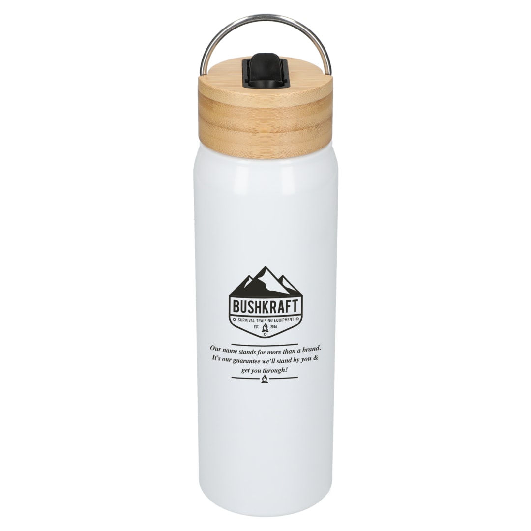 Billy 26oz Aluminum Bottle w/ FSC® Bamboo Lid 184
