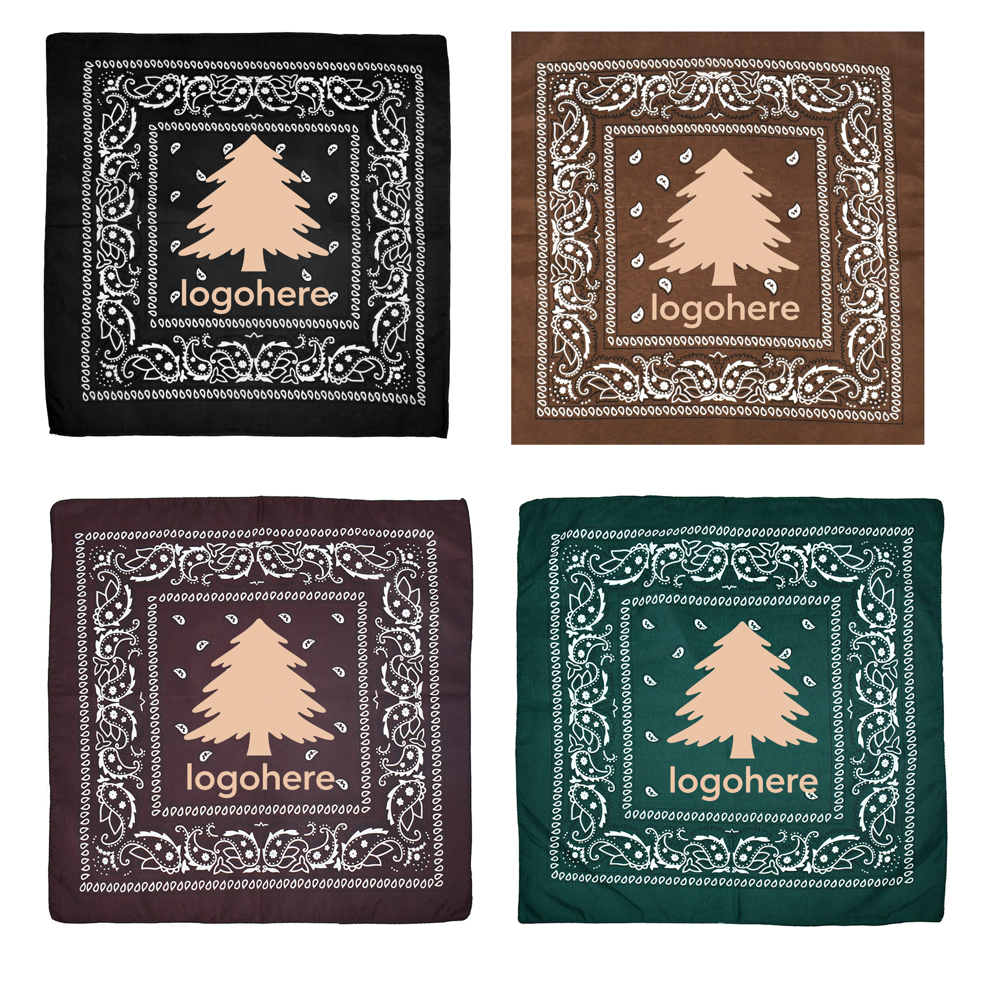 Quick Dry Polyester Bandana Scarf 2