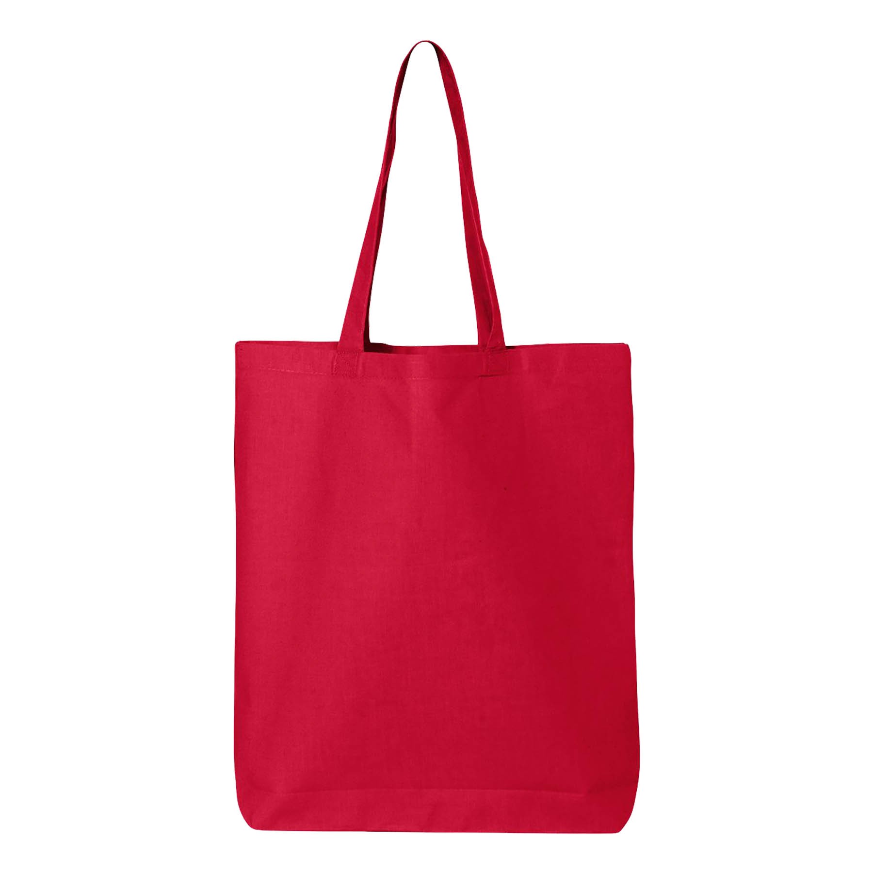 6 oz. 100% Cotton Canvas Tote Bag w/Bottom Gusset 5