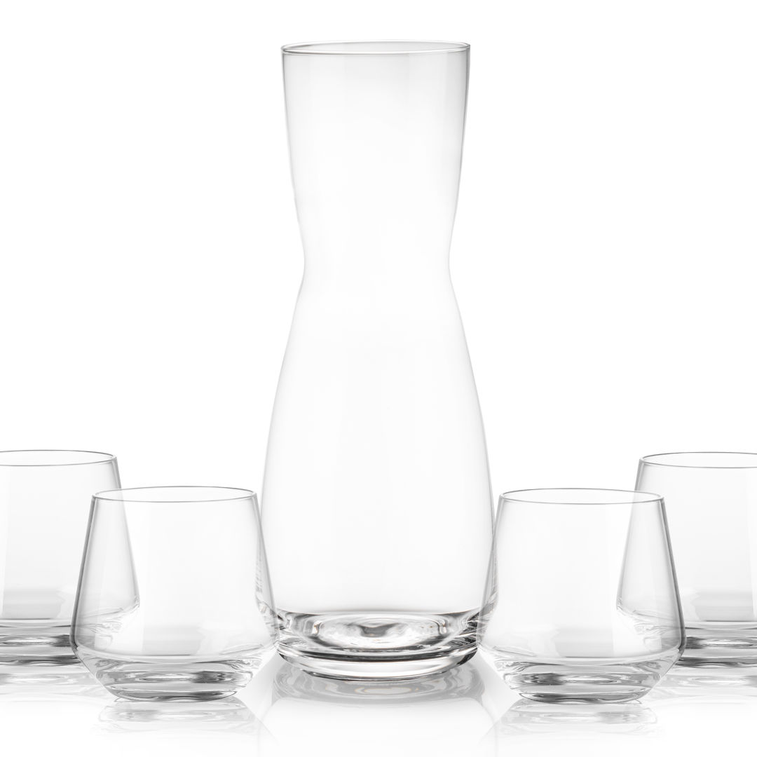 Mason Carafe & Tucson Stemless Wine 6