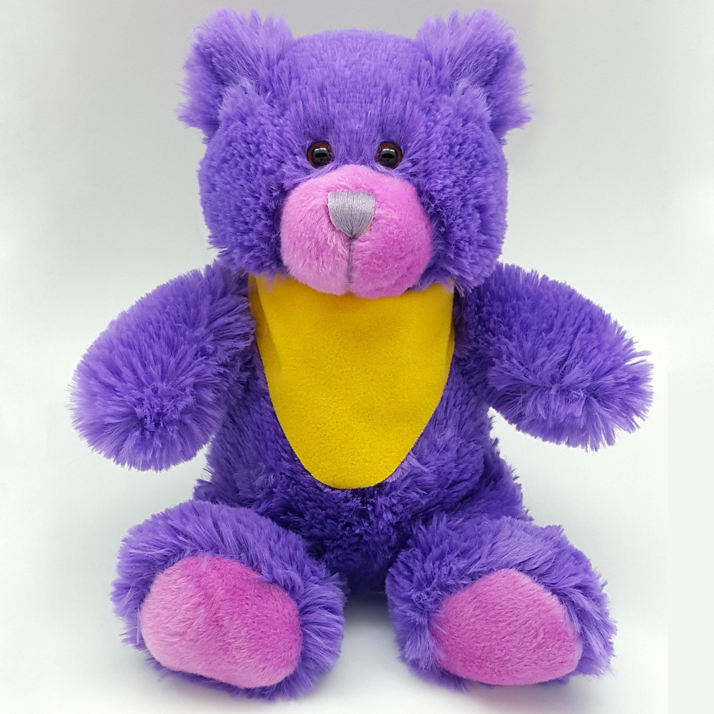 8" Bright Color Purple Bear 13