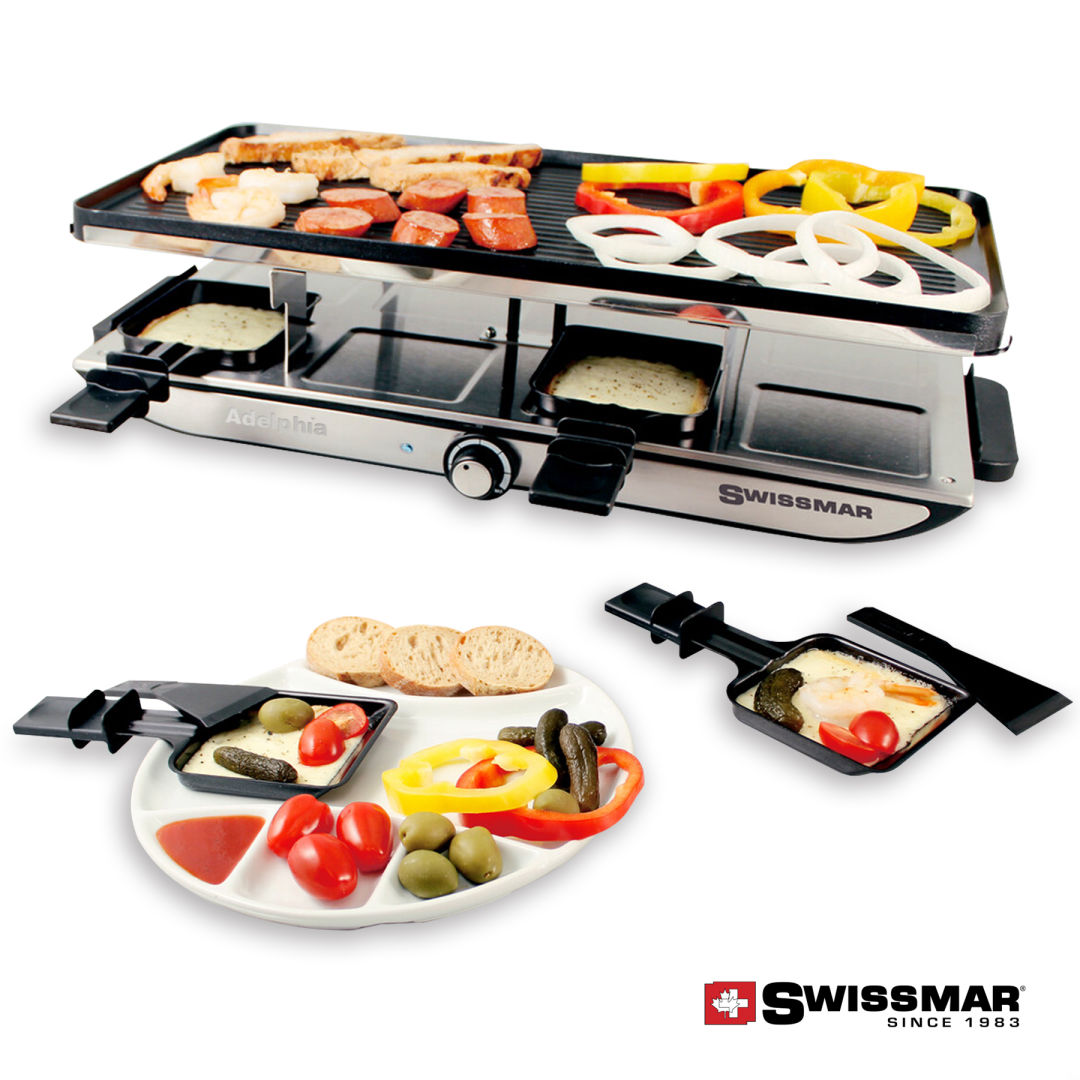 Swissmar® Geneva 8 Person Raclette Grill 3