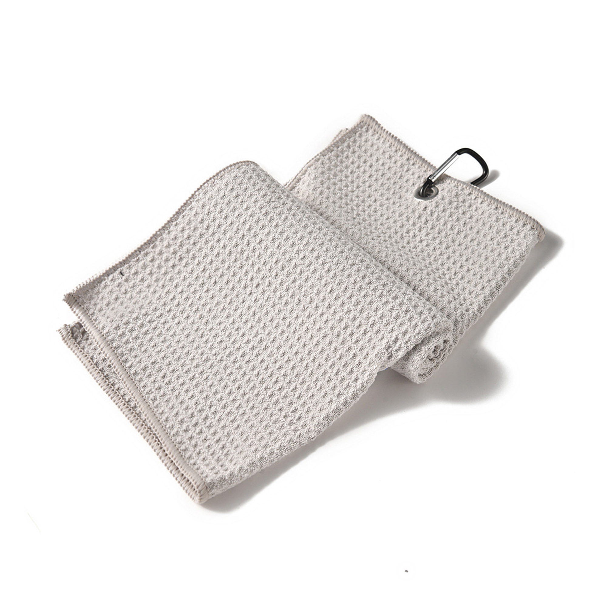 Premium Microfiber Sports Towel With Carabiner Clip Attachment 2