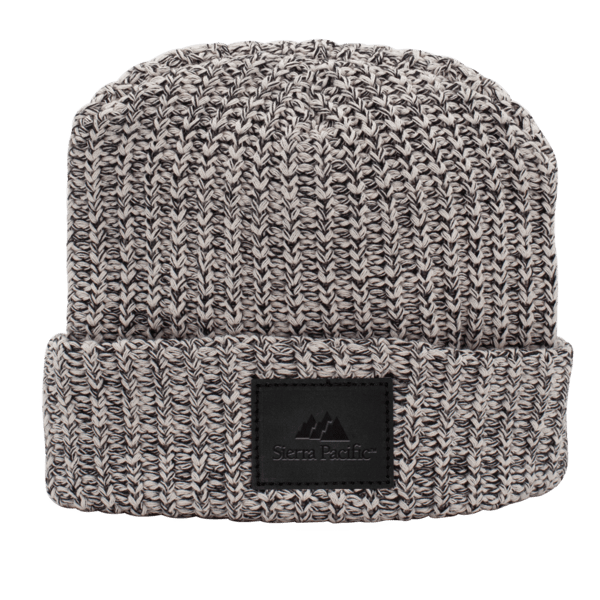 Milliner Cuffed Knit Beanie with Leather Patch 10